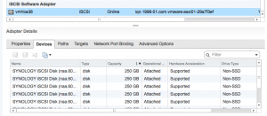 Synology iSCSI Devices